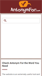 Mobile Screenshot of antonymfor.com